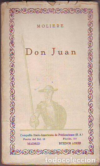 Libros: DON JUAN. - MOLIERE. - Foto 1