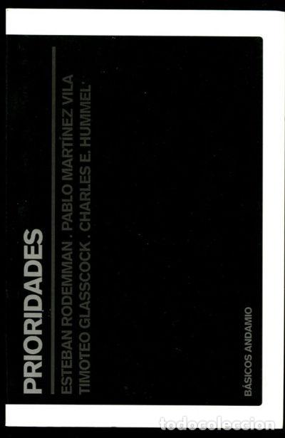 B&uuml;cher: PRIORIDADES. - RODEMMAN/MARTINEZ VILA/GLASSCOCK/HUMMEL Esteban/Pablo/Timoteo/Charles E.