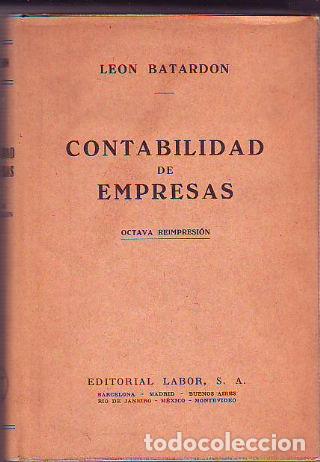 Libros: CONTABILIDAD DE EMPRESAS. - BATARDON Leon. - Foto 1