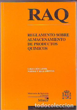 Libros: REGLAMENTO SOBRE ALMACENAMIENTO DE PRODUCTOS QUIMICOS. - - Foto 1