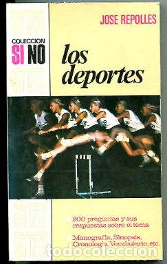 Libros: LOS DEPORTES. - REPOLLES Jose. - Foto 1