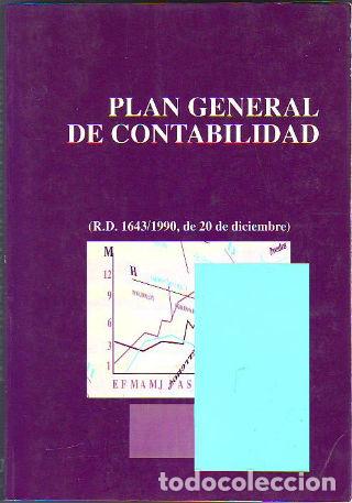 Libros: PLAN GENERAL DE CONTABILIDAD (R.D. 1643/1990, DE 20 DE DICIEMBRE). - - Foto 1