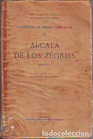 Libros: ALCALA DE LOS ZEGRIES. - LEON Ricardo. - Foto 1