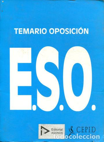 Libros: TEMARIO OPOSICION E.S.O. - VV.AA. - Foto 1
