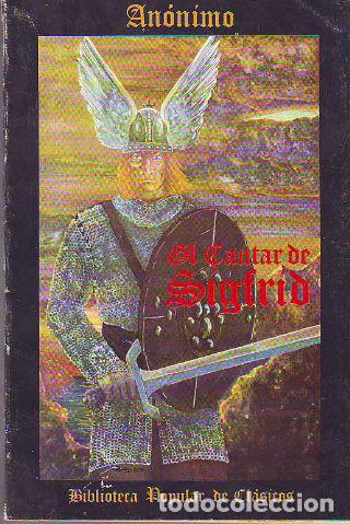 Libros: EL CANTAR DE SIGFRID. - ANONIMO. - Foto 1