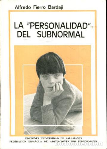 Libros: LA PERSONALIDAD DEL SUBNORMAL. - FIERRO BARDAJI Alfredo. - Foto 1