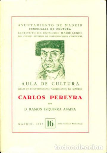 Libros: CARLOS PEREYRA. - EZQUERRA ARRIBA Ramon. - Foto 1