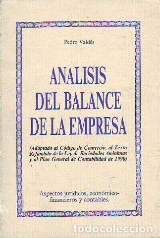Libros: ANALISIS DEL BALANCE DE LA EMPRESA. - VALDES Pedro. - Foto 1