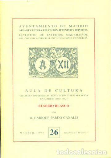 Libros: EUSEBIO BLASCO. - PARDO CANALIS Enrique. - Foto 1