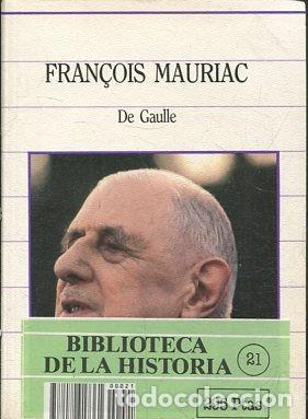 Libros: DE GAULLE. - MAURIAC Francois. - Foto 1