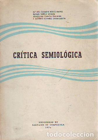 Libros: CRITICA SEMIOLOGICA. - VV.AA. - Foto 1