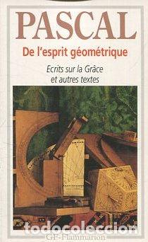 Libros: DE LESPRIT GEOMETRIQUE. - PASCAL, Blaise. - Foto 1