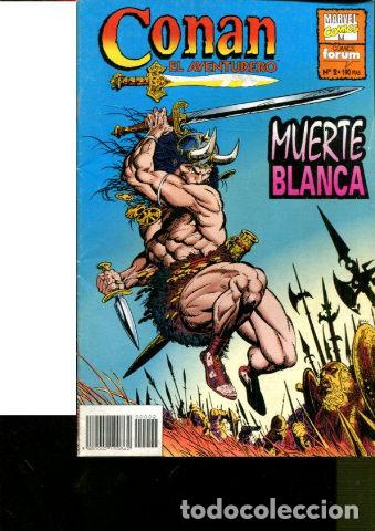 Libros: CONAN EL BARBARO. N&ordm; 2: LA NIEVE QUE MATA. - THOMAS/ SMITH. - Foto 1