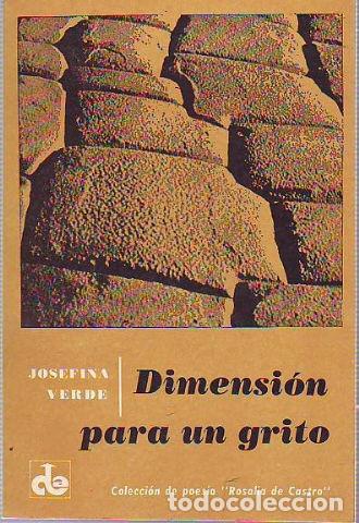 Libros: DIMENSI&Oacute;N PARA UN GRITO. - VERDE Josefina. - Foto 1