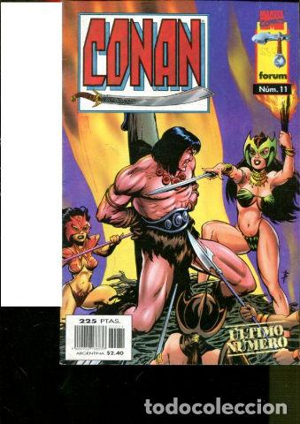Libros: CONAN. N&ordm; 11. ULTIMO NUMERO. MARVEL COMICS. - THOMAS/ SMITH. - Foto 1