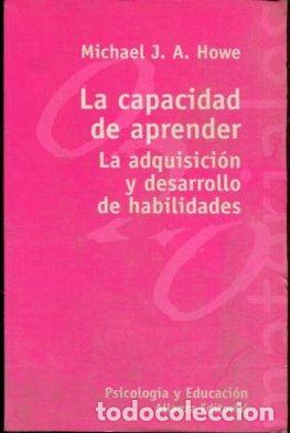 Libros: LA CAPACIDAD DE APRENDER. - HOWE Michael J. A. - Foto 1