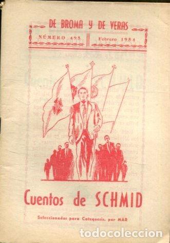 Libros: CUENTOS DE SCHMID. DE BROMAS Y DE VERAS. N&ordm; 495. - - Foto 1