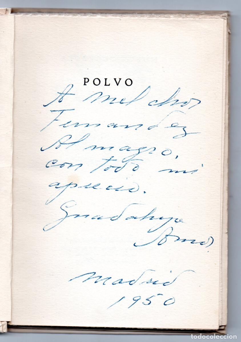 Libros: Amor, Guadalupe. - Polvo. [Dedicatoria aut&oacute;grafa de la autora] - Foto 2