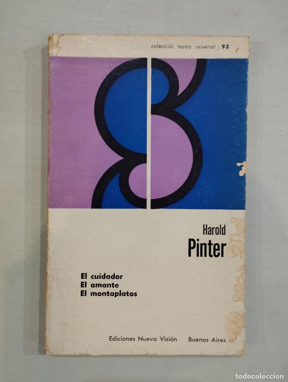 Libros: Harold Pinter - El cuidador / El amante / El montaplatos - Foto 1