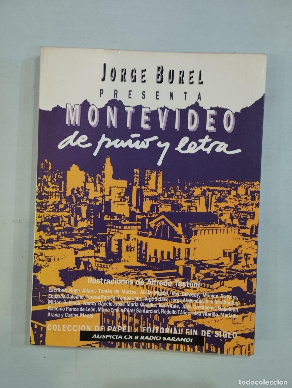 Libros: Jorge Burel - Montevideo de pu&ntilde;o y letra - Foto 1