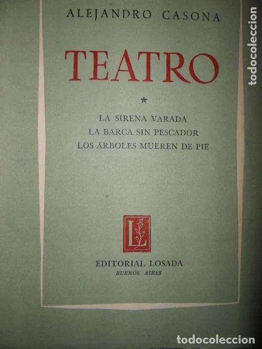 Libros: Teatro, Alejandro Casona, Editorial Losada - Alejandro Casona - Foto 4