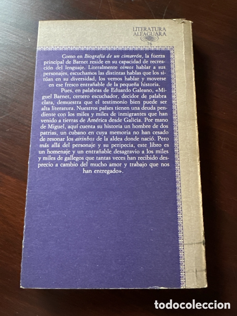 Libros: MIGUEL BARNET - GALLEGO - Foto 8