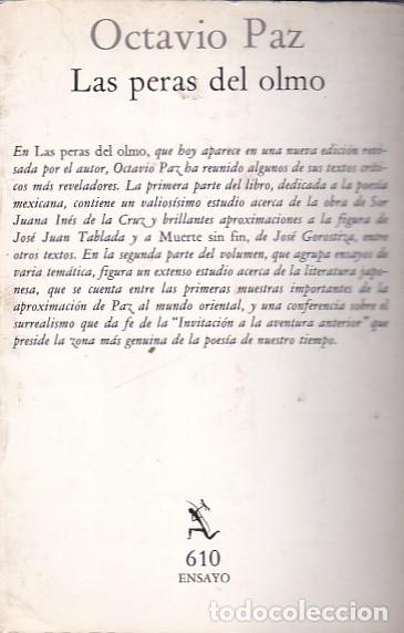 Libros: Las peras del olmo - PAZ, Octavio - Foto 2
