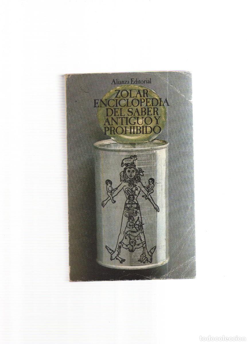 Livres: ZOLAR ENCICLOPEDIA SEL SABER ANTIGUO Y PROHIBIDO
