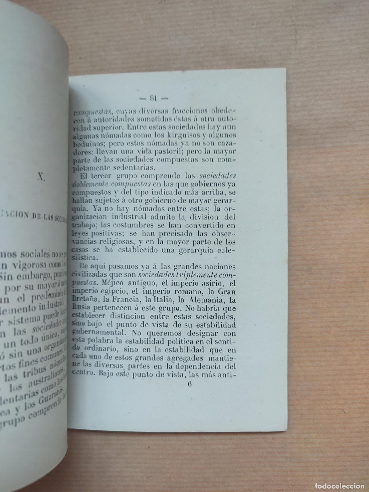 Libros: Los fundamentos de la sociolog&iacute;a - Herbert Spencer - Foto 3
