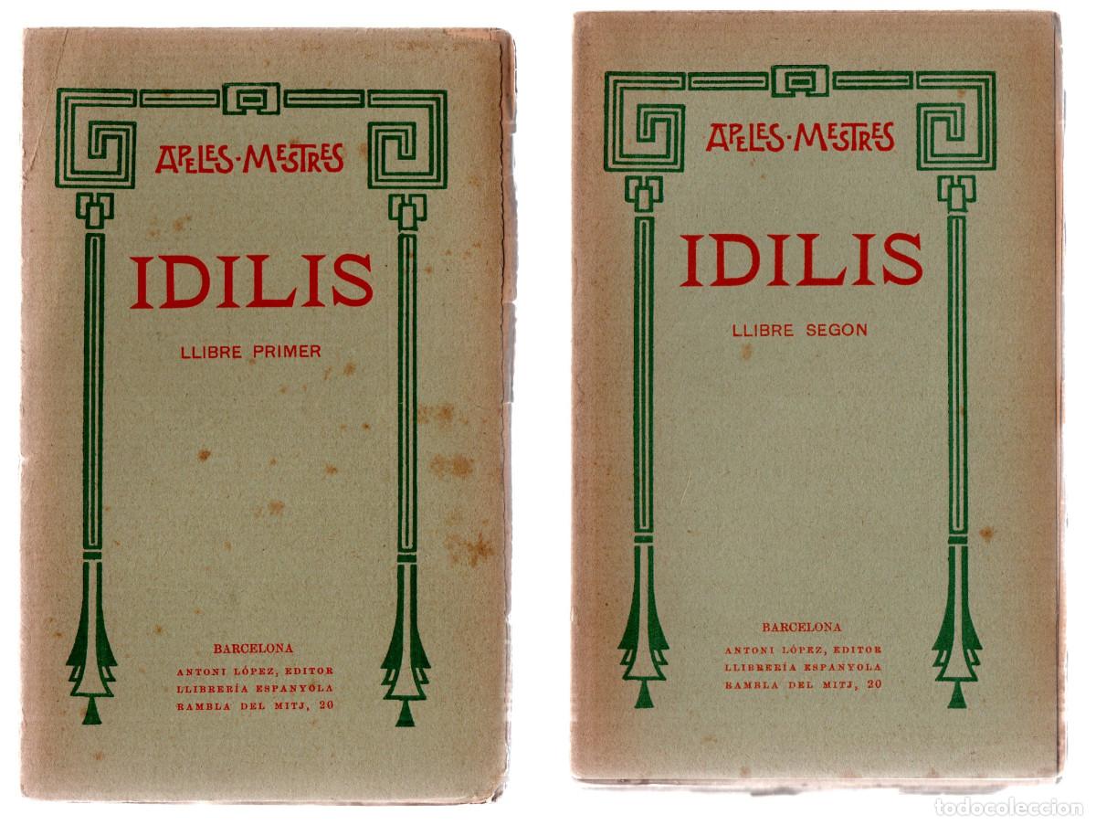 Libros: Mestres, Apeles. - Idilis. Libre Primer i Segon. - Foto 1