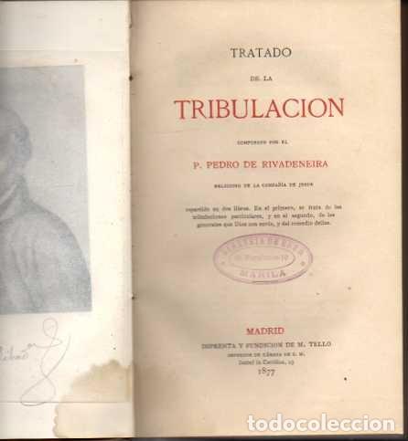Libros: TRATADO DE LA TRIBULACI&Oacute;N. - RIVADENEIRA, Pedro de. - Foto 1