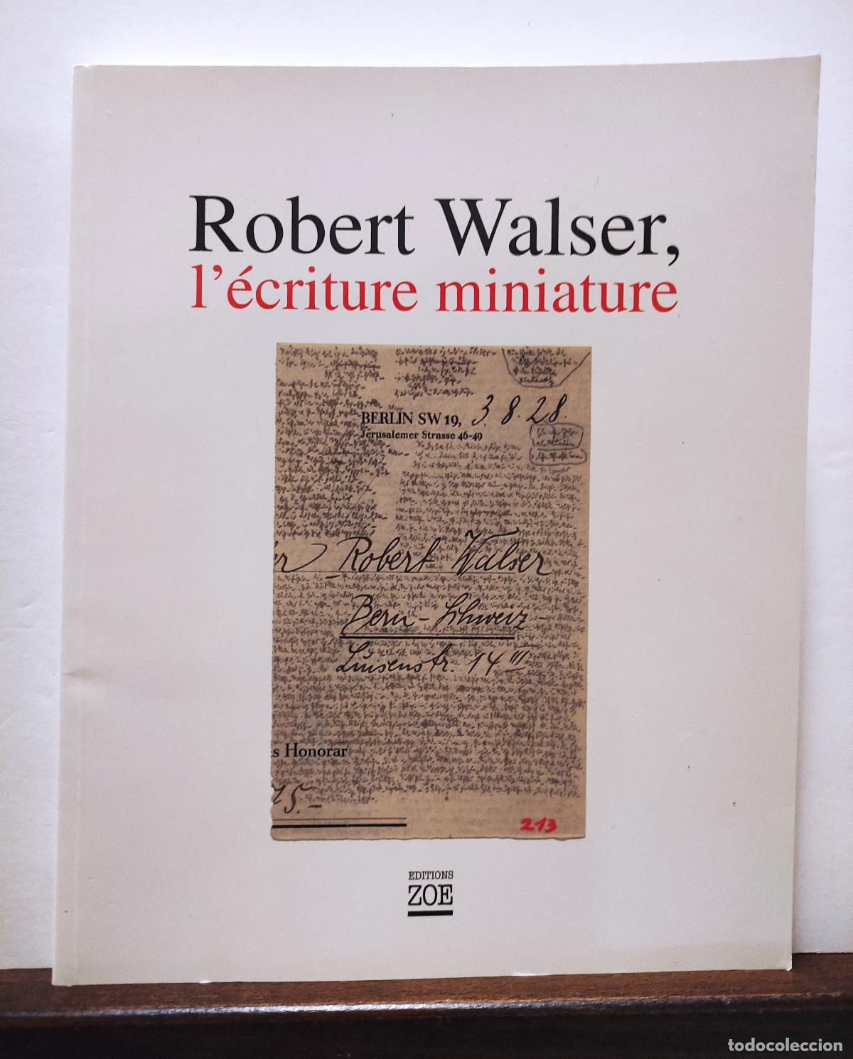 Libros: LECRITURE MINIATURE - ROBERT WALSER - Foto 1