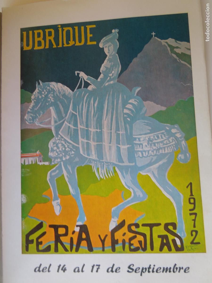 Libros: UBRIQUE - PROGRAMA - FERIA Y FIESTAS 1972 - TIRADA 1325 EJEMPLARES. - Foto 2
