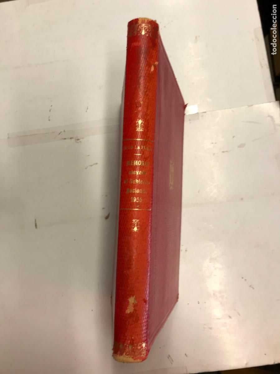 Livres: MEMORIA ELEVADA AL GOBIERNO EN LA SOLEMNE APERTURA DE LOS TRIBUNALES 1955. - MANUEL DE LA PLAZA NAVA