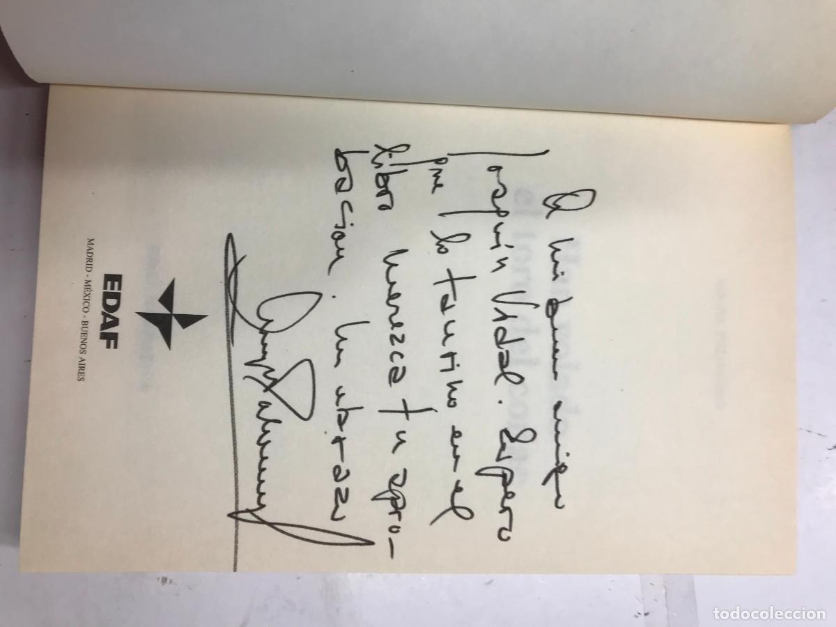 Libros: HAN VOLADO EL TORO DEL COGNAC. (DEDICATORIA A JOAQU&Iacute;N VIDAL) - &Aacute;NGEL PALOMINO. - Foto 2