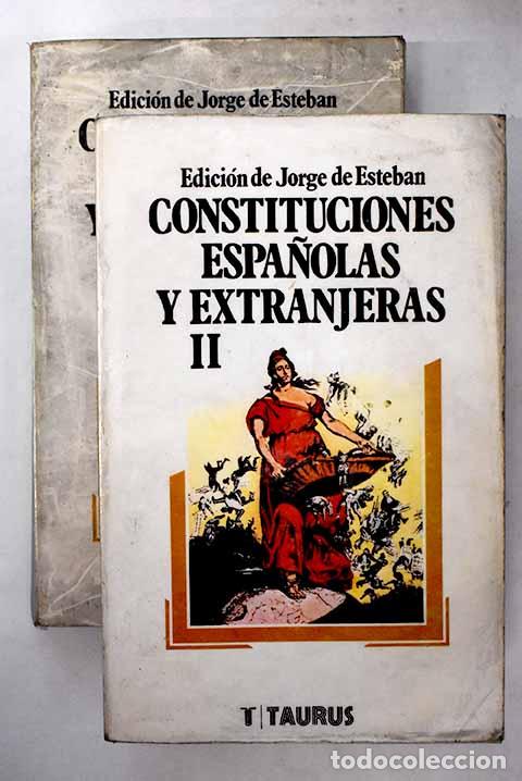 Libros: Constituciones espa&ntilde;olas y extranjeras - Foto 1