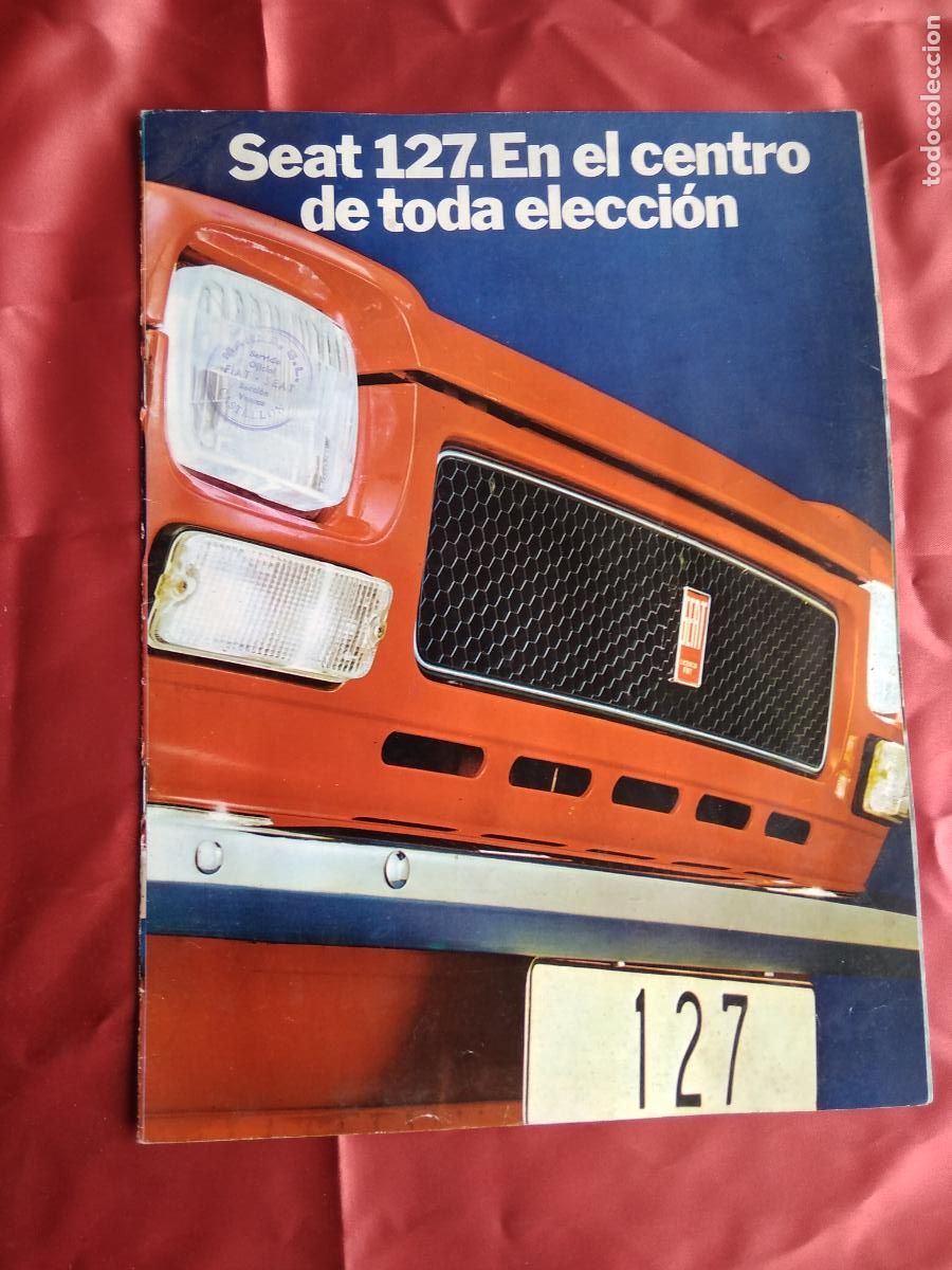 books: Catalogo folleto publicidad Seat 127 Con presupuesto. 1972. Caja Papel.10011