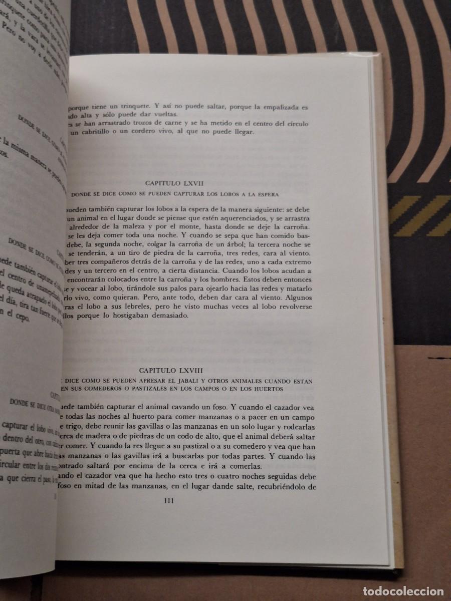 Libros: CAZA.EL LIBRO DE LA CAZA GASTON PHOEBUS - Foto 3