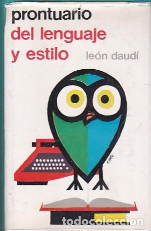 Libros: Prontuario del lenguaje y estilo - DAUDI,Leon - Foto 1