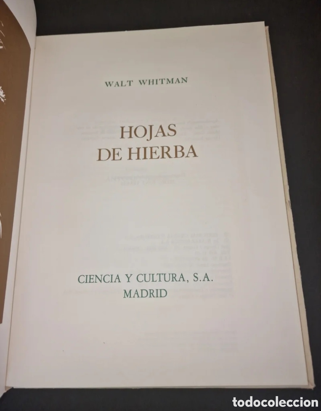 Libros: Hojas de Hierba - Walt Whitman - Foto 6