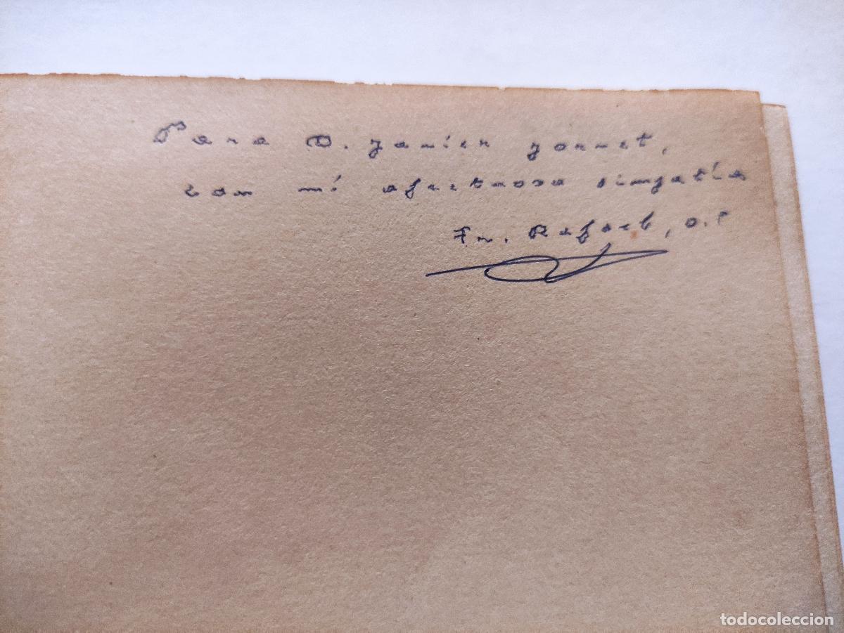 Libros: MI CONVENTO - RAFAEL SANCHEZ - GUERRA - Dedicatoria y Firma del Autor - Foto 2