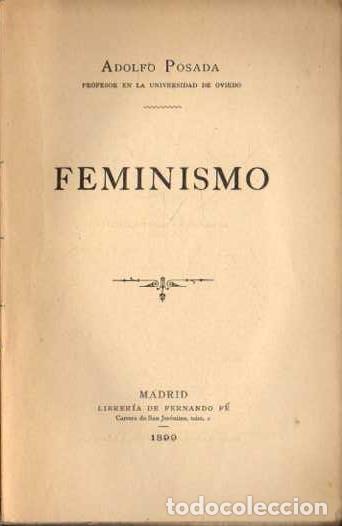 Libros: FEMINISMO. - POSADA, Adolfo. - Foto 2