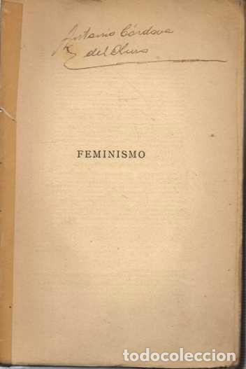Libros: FEMINISMO. - POSADA, Adolfo. - Foto 1
