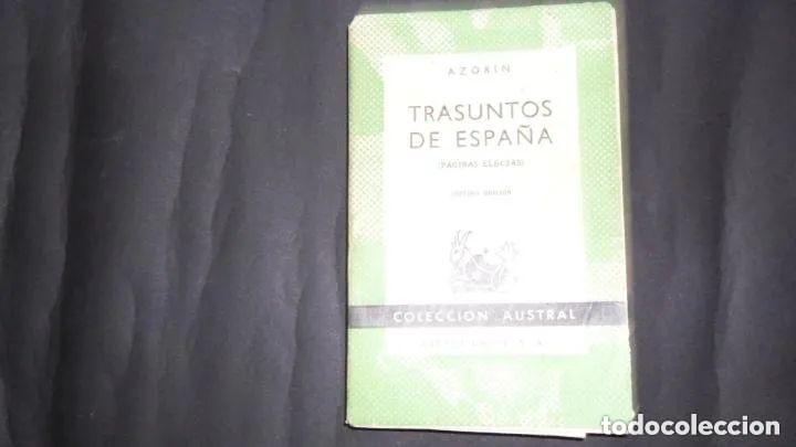 Libros: Los trasuntos de Espa&ntilde;a, Azor&iacute;n, Ed. Espasa Calpe - Azor&iacute;n - Foto 1