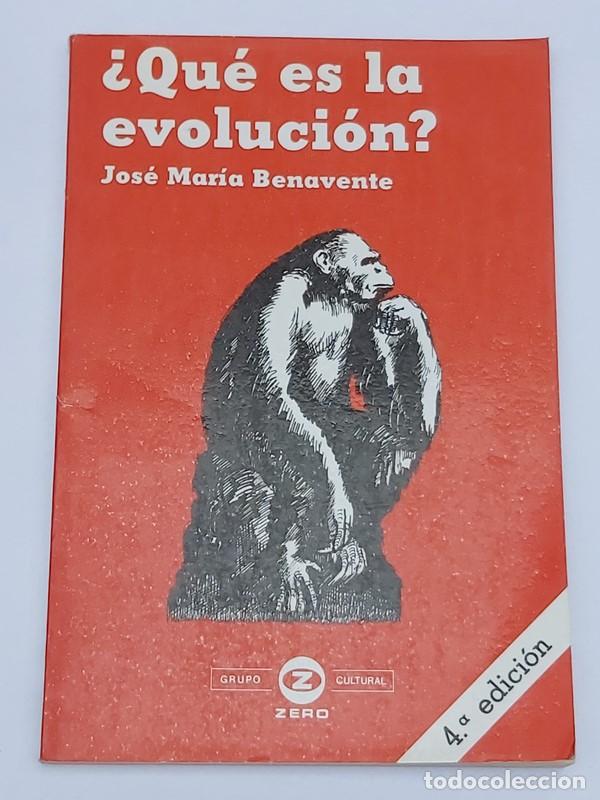 Libros: &iquest;Qu&eacute; es la evoluci&oacute;n? - Jos&eacute; Mar&iacute;a Benavente - Foto 1
