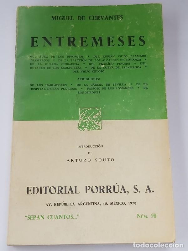Libros: Entremeses - Miguel de Cervantes Saavedra - Foto 1