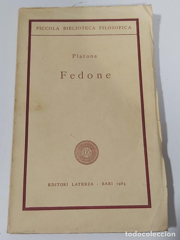Libros: Fedone - Platone - Foto 1