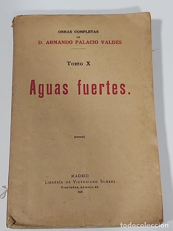 Libros: Aguas fuertes - Palacio Vald&eacute;s - Foto 1