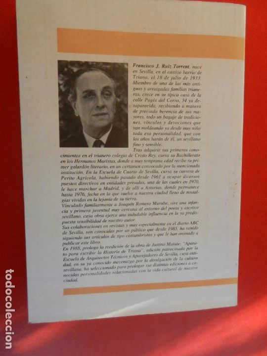 Libros: AROMAS DE SEVILLA , FRANCISCO J RUIZ TORRENT - 1991 - Foto 2