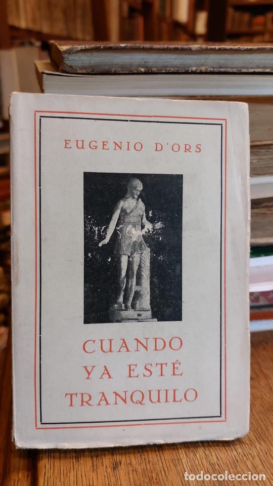 Libros: CUANDO YA ESTE TRANQUILO. - DORS, Eugenio. - Foto 1